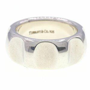Tiffany Ring Paloma Picasso Groove SV Sterling Silver 925 No. 12.5 Men's Grou...